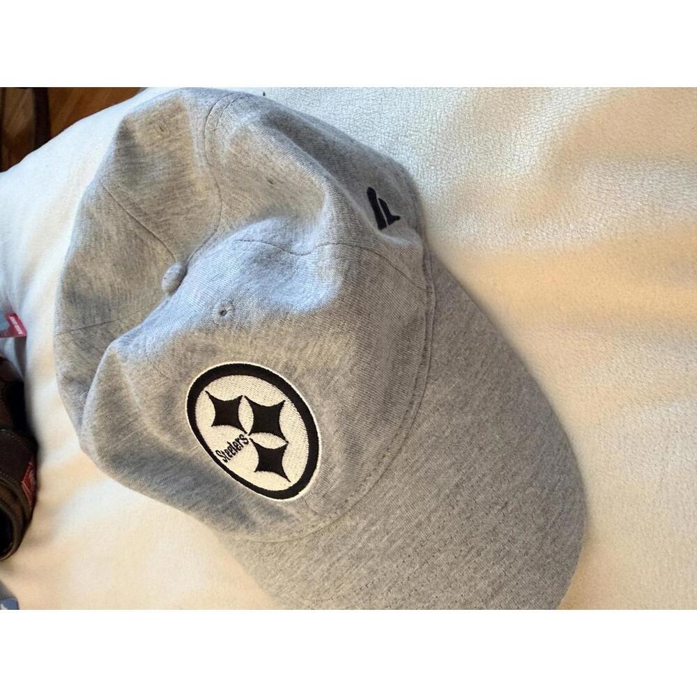 Black Gray Pittsburgh‎ Steeler Hat NWT Fanatics Adjustable